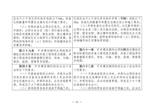 煤矿清静规程2025版新旧比照表_25