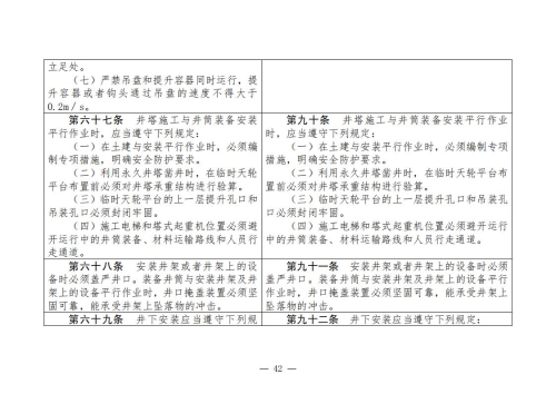 煤矿清静规程2025版新旧比照表_42