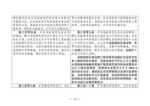 煤矿清静规程2025版新旧比照表_174