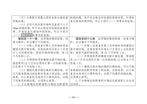 煤矿清静规程2025版新旧比照表_268